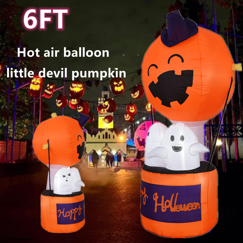 Led Balloon Light - Halloween Inflatable 1.8m Hot Air Balloon