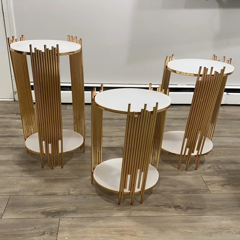 decoration gold metal walkway  - Dessert Table Backdrop review and price