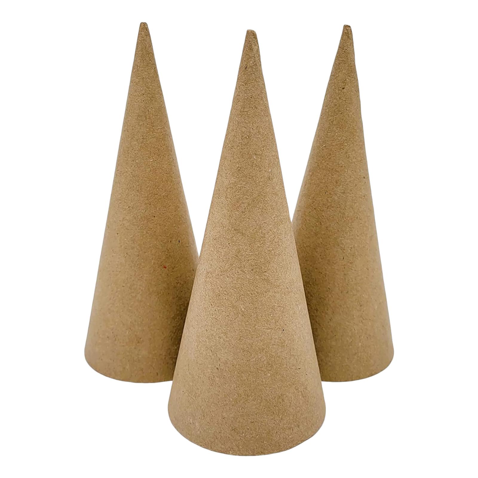 3x Paper Mache Cones, Open Bot - Cotton Candy Cone review and price