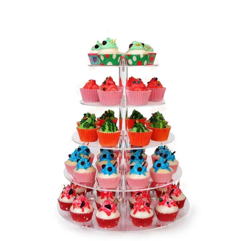 Clear Acrylic 3-5 Tier Cupcake - Cupcake Stand Tier review and price