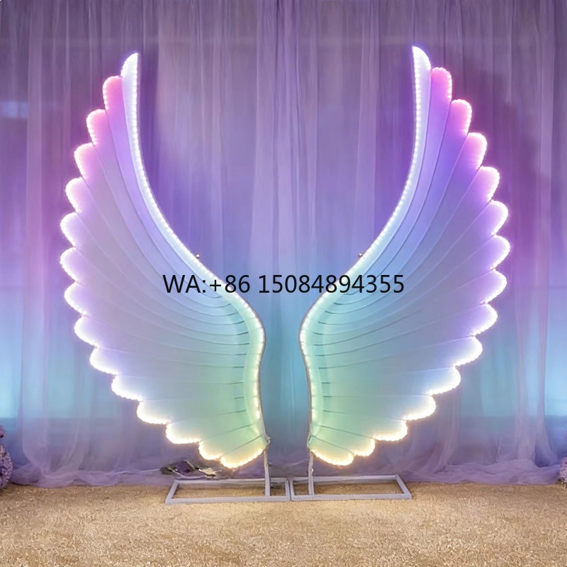Glowing Angel Wings Light Prop - Event & Party Supply Photos review and price