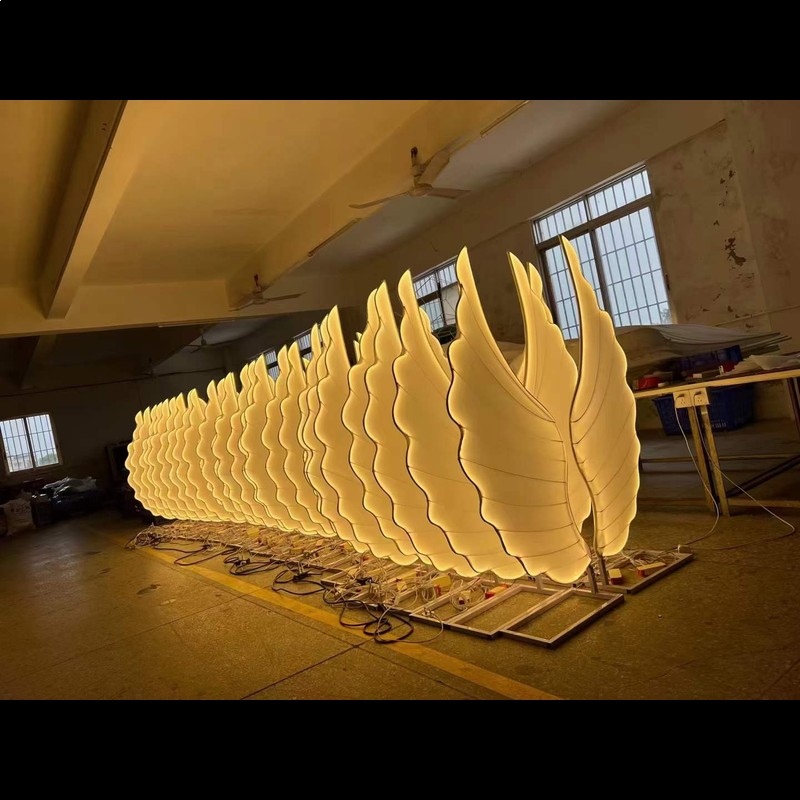 Glowing Angel Wings Light Prop - Event & Party Supply Photos review and price
