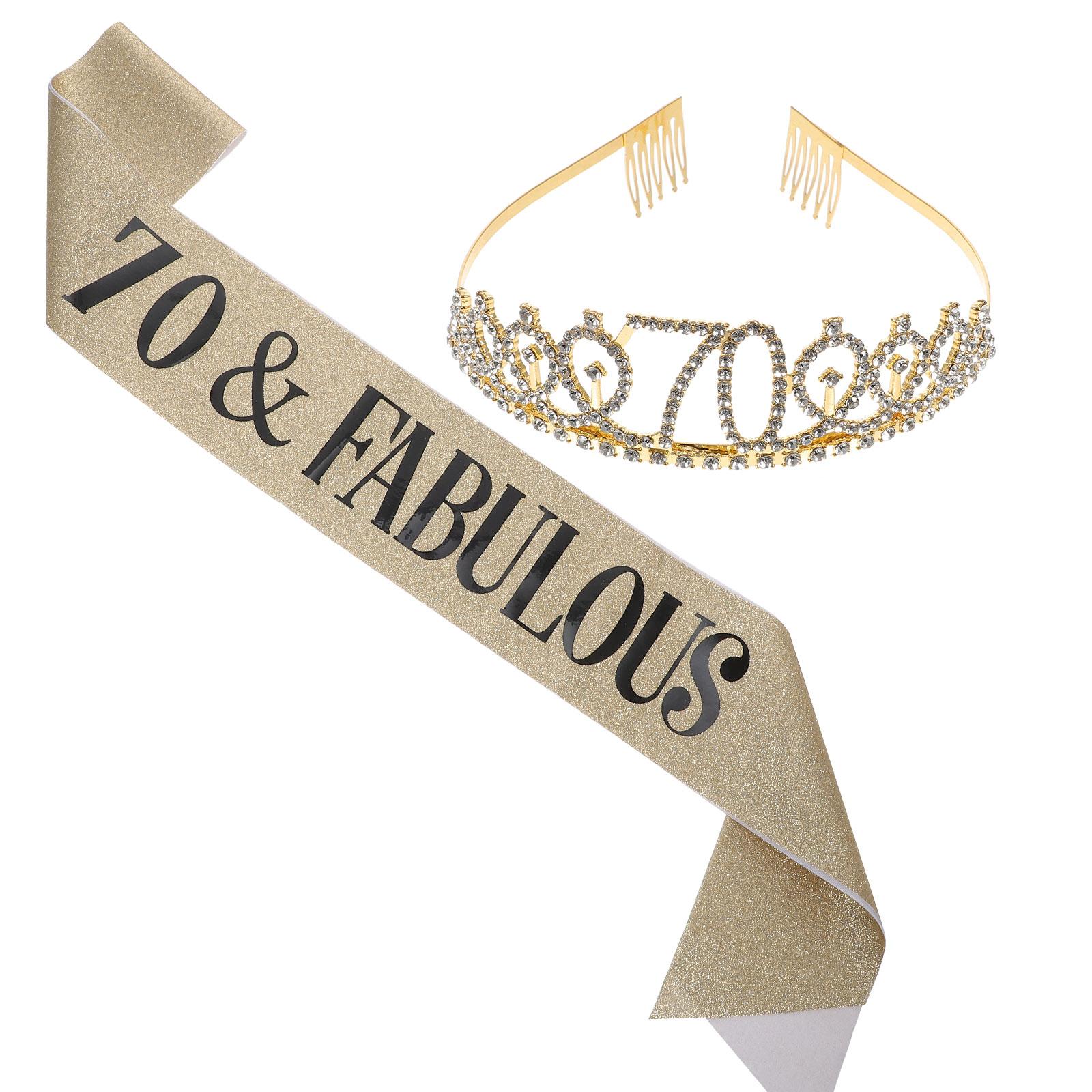 Glitter Sash Birthday Crown Se - Birthday Sash Glitter review and price