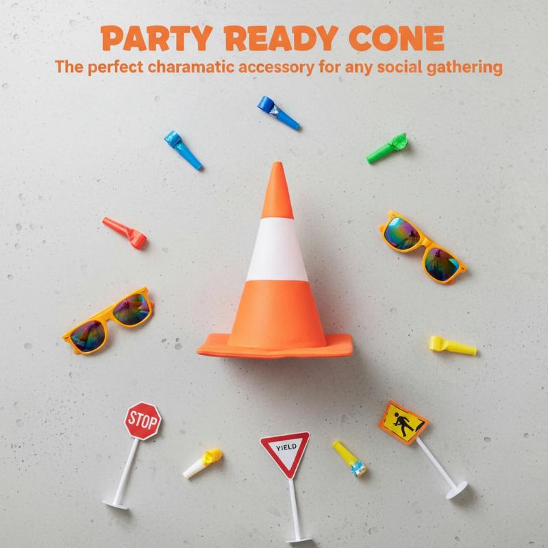 1 PCS Traffic Cone Hat Hallowe - Party Hat Cone review and price