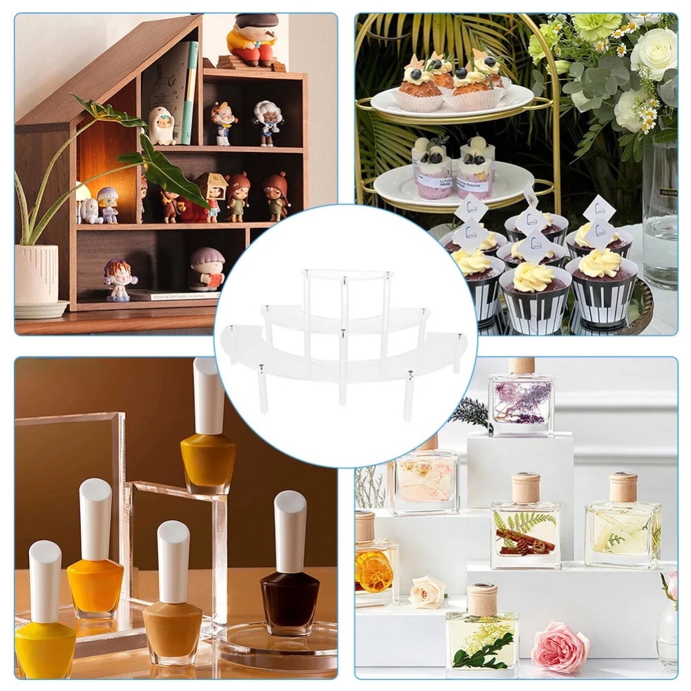 1/2pack Acrylic Display Riser  - Cupcake Stand Tier review and price