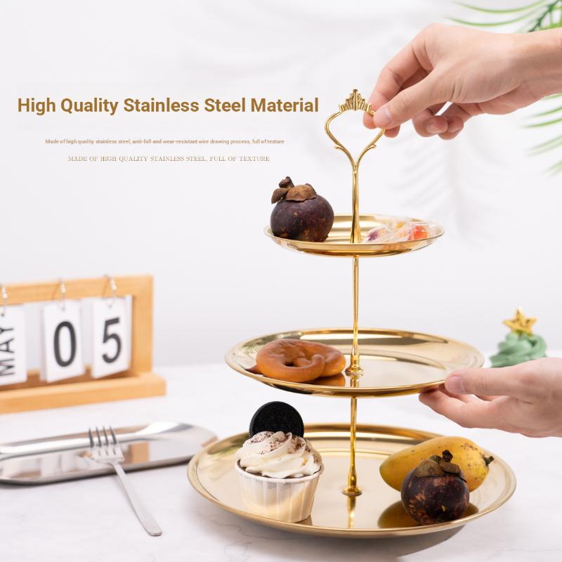Gold Silver 2/3-Tier Cake Stan - Cupcake Stand Tier review and price