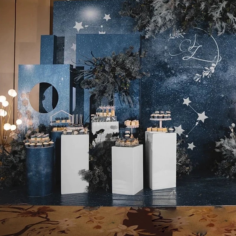 White Column Flower Vase 10pcs - Dessert Table Backdrop review and price